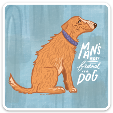 Man's Best Friend Sticker