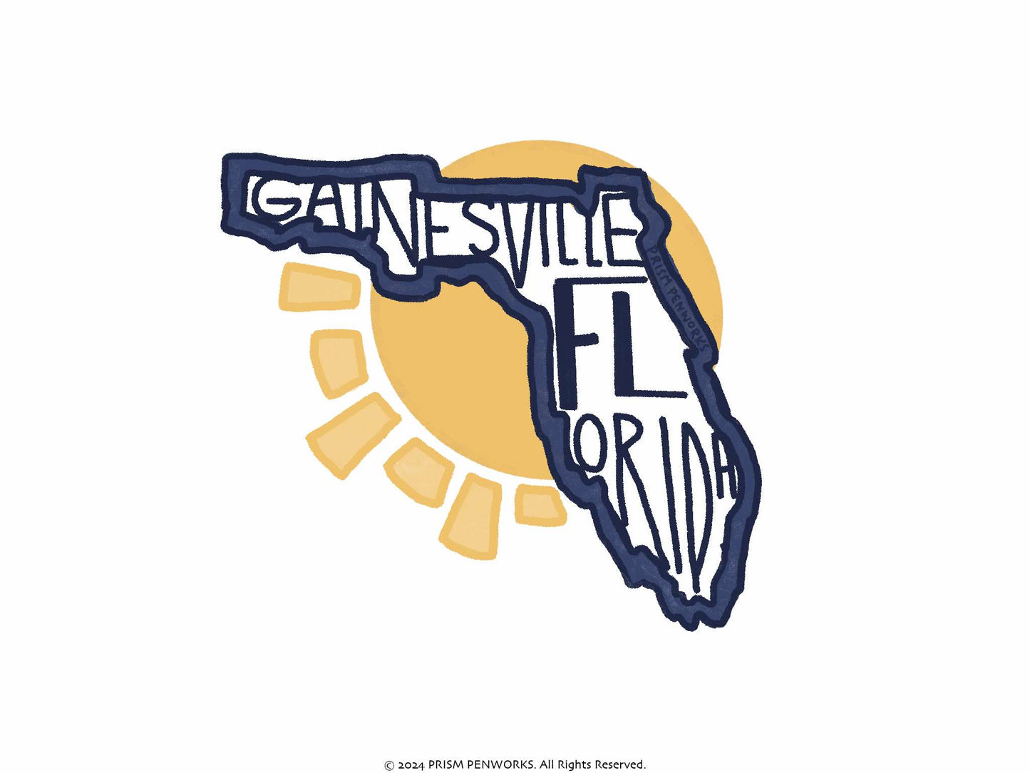 Gainesville FL Sticker