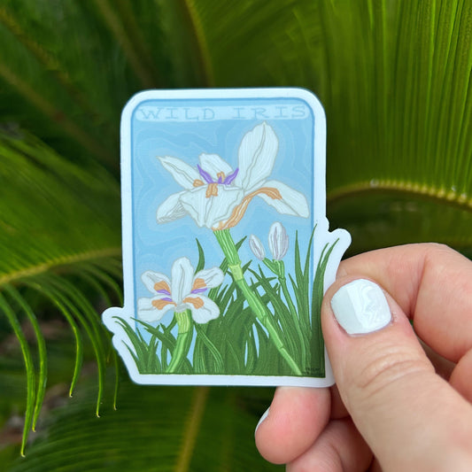 Wild Iris Sticker