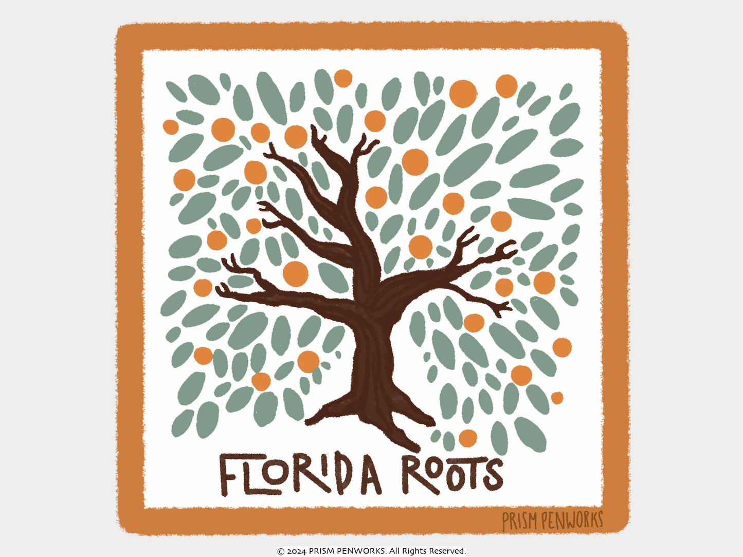 Florida Roots Sticker